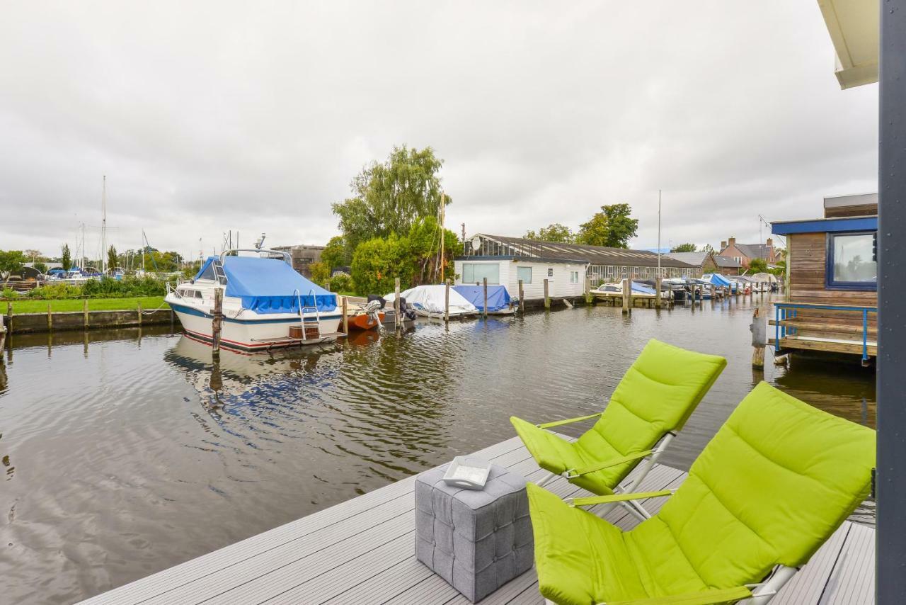 Bright And Comfortable Houseboat Aalsmeer Esterno foto